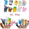 10 Pcs de brinquedo Para Dedo formato de animal