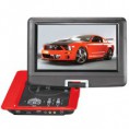 Portátil de 11 Polegadas de 180 graus giratoria Virar Monitor de LCD Jogo DVD Player 788D Vermelho. SKU:55346