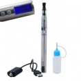 1100mAh EGO-CE9 USB recarregável Display LCD de tensão ajustável de aço inoxidável cigarro eletrônico SKU:56203