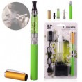 ECT CE4 + W-2 900mAh Pen Estilo cigarro eletrônico destacável com CE4 + Quatro Algodão clearomizer - Verde SKU:61631