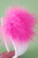 Tapa Sexo quente sensual  Charme Rosa Villus C Rosa + Branco